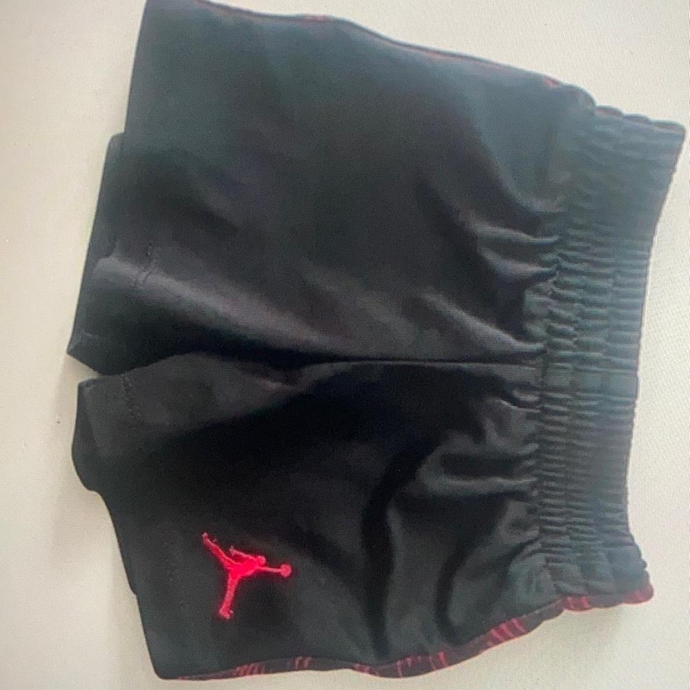 Jordan Black Short with red stripe